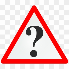 Warning Triangle Transparent Png, Png Download - question mark png