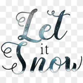 Calligraphy, HD Png Download - snow png