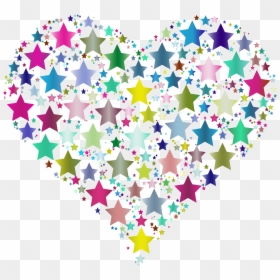 Black Stars And Hearts, HD Png Download - stars png