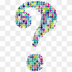 Colorful Question Mark Png, Transparent Png - question mark png